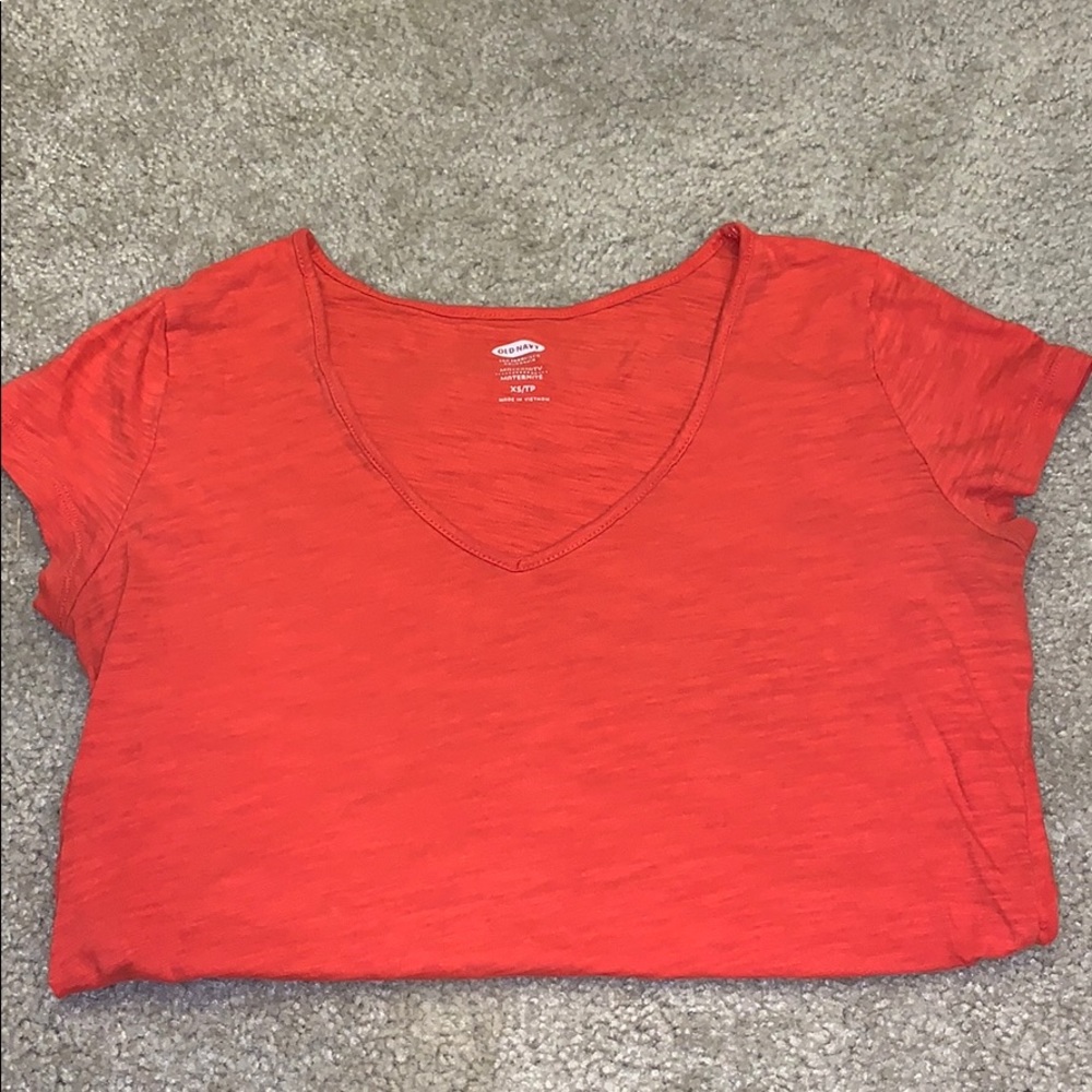 Orange maternity t shirt